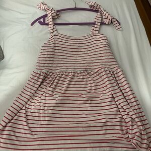 Isabel Maternity Pink and White Striped Top